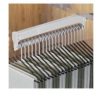 YCVAWEOD Rack de Rails de vêtements de Retrait réglable avec 2 toboggans Tige de Garde-Robe Extensible 3060 cm HeavyDuty 25kg Capacité d'espace-économie d'espace-économie d'espace (600 mm / 23,6