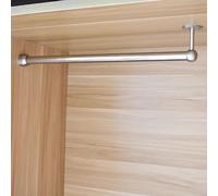 YCVAWEOD Rack de vêtements en Forme de L de 19 mm de diamètre de 19 mm de diamètre Robuste de vêtements pour Robuste Robuste avec Un Ensemble de Bride Longueur Personnalisable (6 cm / 2,4 "et 40 cm /