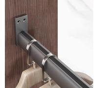 YCVAWEOD Rack de vêtements muraux - Tile Suspendu de 60 cm (23,6 Pouces) pour Le Placard Nizer - Cintre de vêtements Gris Robuste - Solution de Stockage de vêtements d'économie d'espace LWX