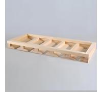 YCVAWEOD Rack en Verre à vin en Bois - sous-Stockage de l'armoire ou de comptoir pour jusqu'à 12 Verres - 58x25 cm (22,8x9,8 Pouces) - Nizer de Cuisine élégante LWX