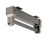 YCVAWEOD Rail de Cintre de vêtements Extensible 2555 cm Spaces Gain Wardrobe Tod pour l'organisation du Placard HeavyDuty 25 kg Capacité Réglable Design de tirage Gris (45 cm / 17,7 Pouces) LWX