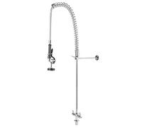 YCVAWEOD Robinet de Cuisine Commercial avec pulvérisateur Pull Down, mélangeur à évier Vertical G1 / 2, Accessoire pré-Bar pour la Maison et Le Restaurant, modèle EQ2801A Durable et élégant LWX