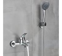 YCVAWEOD Robinet de Douche de Salle de Bain en Laiton Antique mélangeur de Robinet de Bain Tap Abs Abs à Main Set Wall Moup Black Shower Control Vapup LWX