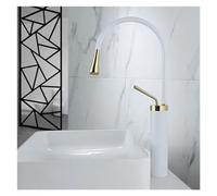 YCVAWEOD Robinet de lavabo de Cuisine en Or Noir Black Hot & Cold Brass Tap Swivel Salle Bathroom Saviet Batteur d'eau élégant pour la Cuisine et la Salle de Bain Conception Durable et élégante. LWX