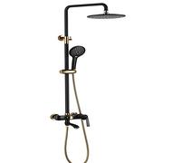 YCVAWEOD Robinets de Douche, Salle de Bain Murale Soucheur de Douche Bronze Robinet de Douche Baignette Noire Robinet Robinet Cascade Cascade de tête de Baignoire LWX
