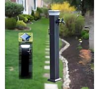 YCVAWEOD Solar Light Water Colmn Garden Outdoor Taps Robinet Free Free for Freeze Prooge Garden Spigot Post Durable Outdoor Robinet avec lumière Solaire LWX