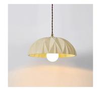 YCVAWEOD Style crème française Chaner Restaurant LED Moder Lampes suspendues Salle à Manger Chambre Pendentif lumières Chambre décor Lustre luminaire, Moderne LWX