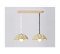 YCVAWEOD Style crème française Chaner Restaurant LED Moder Lampes suspendues Salle à Manger Chambre Pendentif lumières Chambre décor Lustre luminaire, Moderne LWX