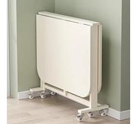 YCVAWEOD Table à Manger Pliante, Bureau de Cuisine Extensible avec Roues de Verrouillage, Table à dîner Polyvalente, Cuisine de Sauvegarde de l'espace, Table de Salle à Manger (Couleur: b) LWX