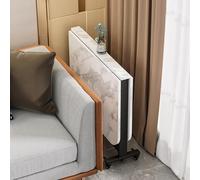 YCVAWEOD Table à Manger Pliante, Bureau de Cuisine Extensible avec Roues de Verrouillage, Table à dîner Polyvalente, Cuisine de Sauvegarde de l'espace, Table de Salle à Manger (Couleur: b) LWX