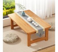 YCVAWEOD Table basse pliante minimaliste en bois japonais Table basse pour les petits espaces, idéale pour le salon et la salle à manger (couleur : A Taille : 100 x 50 x 30 cm) LWX