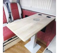 YCVAWEOD Table de la Caravane RV avec Hauteur réglable, Table de Levage de VR, étagère de Bureau Flottante pour Camping-Car Van de la Bande de Camping LWX