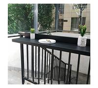 YCVAWEOD Table Pliante de Balcon, Table de Bar à Balcon pour Baies de Garde-Corps, Table Flottante Murale, 5 Hauteur réglable, Table de terrasse Pliante Jardin Jardin ajusté Balcon Suspendu Table de
