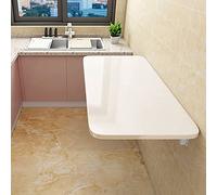 YCVAWEOD Tableau de Feuille de Goutte Mural Pliant en Bois, Table de Pliage Murale sauf de l'espace, Laboratoire Pliant, Table Murale Pliante Moderne et Minimaliste (80x50cm / 31x20in) LWX