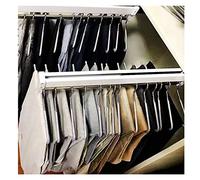 YCVAWEOD Tiche de Cintre de vêtements de tir réglable 3080cmaluminim Alliage CONTRANTEUR CONTRANTIF RAILHEAVY DUVEAU 25KG CAPACITION DE LA CAPACITION SPACEAUX Salle Rail (21,6 Pouces) LWX