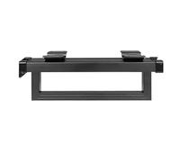 YCVAWEOD Tire de voiturier d'extraction Extensible robusable pour Rangement de Placard Cliance coulissante Clatrobe Rail Suspendu idéal pour Les cintres et Les Serviettes Noires 33 cm / 13 Pouces LWX