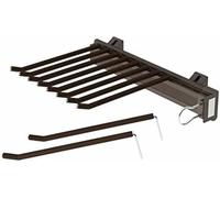 YCVAWEOD Tirez en Rack de Pantalons avec des Bras réglables, Tige de Valet de Placard Extensible pour Le Rangement des Pantalons à Double rangée dans de Petits espaces LWX