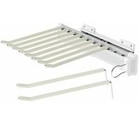 YCVAWEOD Tirez en Rack de Pantalons avec des Bras réglables, Tige de Valet de Placard Extensible pour Le Rangement des Pantalons à Double rangée dans de Petits espaces LWX