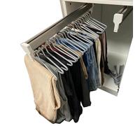 YCVAWEOD Vêtements de Garde-Robe rétractables RailAdable Tile de Retrait 3080 cm Organisateur de Sauvetage pour Pantalons et vêtements Durnur et Facile à Installer (31,5 Pouces) LWX