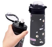 YCVBCY Gourde Inox Isotherme pour Enfants avec Paille 500ml Animé Thermos Inoxydable Tasse Bouteille d'eau Acier Inoxydable à Double Paroi Reutilisable Gourdes pour Garçons Filles-D
