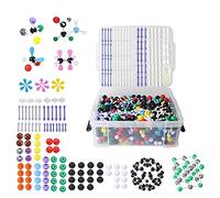 YCWF Kit de modèle moléculaire et atomique 974 pièces pour apprentissage de la chimie organique et inorganique, kit de structure de chimie avec atomes, liens et orbitaux pour enseignants, étudiants