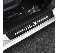 YCXEBLZWH 4 Pièces Protection Seuil Porte Voiture, pour Citroen DS3 DS4 DS5 DS6 DS7 C1 C2 C3 C4 C5 Étanches Anti-Rayures Protecteur de pédale d'accueil Accessoires Voiture,D
