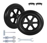 YCXHGK Roue arrière de 12 1 / 2X2 1/4 ", PU solide non gonflable, accessoires de fauteuil roulant manuel, Antidérapantes Roue Arrière de Remplacement