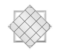 YCXLAXHH Couvercle de Regard, Couvercle de Regard Encastrés aux Places Publiques et aux Routes Urbaines, Munis d'une Poignée pour Un Démontage Facile(90 cm/35 in)