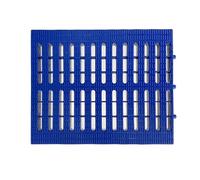 YCXLAXHH Grille de Caniveau Exterieur, Grille de Caniveau, Antidérapante, Convient aux Piscines, aux Terrains de Jeux et aux Cours Extérieures(Blue,25 cm/10 in)