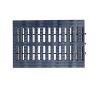 YCXLAXHH Grille de Caniveau Exterieur, Grille de Caniveau, Antidérapante, Convient aux Piscines, aux Terrains de Jeux et aux Cours Extérieures(Gray,30 cm/12 in)