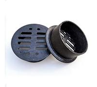 YCXLAXHH Grille D'évacuation en Fonte de 11 cm de Diamètre, Caniveau Exterieur, Convient aux Places et Jardins, Aussi Bien à L'intérieur Qu'à L'extérieur(11 cm/4 in)