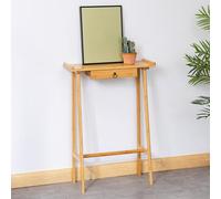 YCXLAXHH Petite Console, Console 20 cm de Largeur, Style Rétro, Design avec Avant-Toit Relevé, Convient pour Le Hall D'entrée et Le Couloir(Yellow,60cm/24in)