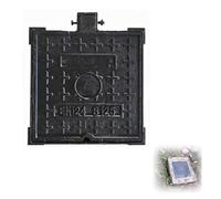 YCXLAXHH Plaque D'égout en Fonte Ductile, Couvercle de Regard, Antidérapant, Conception Intégrée, Convient aux Parkings, Trottoirs et Espaces Verts(50 cm/20 in)