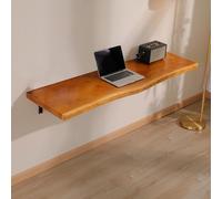 YCXLAXHH Table Rabattable Murale, Table Murale Rabattable, Bords Irréguliers, Conception à Clipser, Convient aux Tables à Manger et aux Bureaux(80 x 45 cm/31 x 18 in)