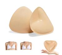YCYATS Monoka Coussinets push-up autocollants pour soutien-gorge push-up double face, beige, C-D Körbchen