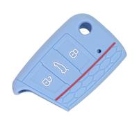 YCYHMHH Étui en Silicone pour clé de Voiture à Distance pour VW pour Golf 7 mk7 pour pour Octavia A7 pour Polo-Light Blue