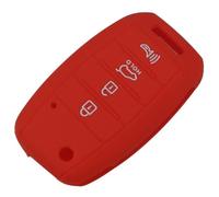 YCYHMHH Lot de 10 clés pliables en silicone pour Kia Rio Sportage 2016 Ceed Sorento Cerato K2 K3 K4 K5 pour JACket - Rouge