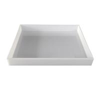 YCYHXJB Bac en Plastique PP, Plateau de Service, Grand Bac de Retention pour Laboratoires, Cuisines, Usines et Animaux Domestiques(35x35cm/14x14in)