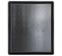 YCYHXJB Bac Vidange Huile Moteur, Bac Plastique Rectangulaire, Plats et Plateaux, Plateau Cuisine(Black,80 * 56.5 * 3.3cm/31.5 * 22.2 * 1.3in)