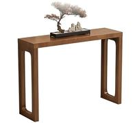 YCYHXJB Console D'entrée Bois Massif, Table D'appoint Étroite, Console Meuble pour Entrée ou Salon, Style Campagnard. Montage Facile(Brown,100 * 30 * 85cm/39.4 * 11.8 * 33.5in)