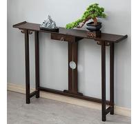 YCYHXJB Console Meuble en Bambou, Autel Bouddhiste Rétro, Table D'entrée pour Salon, Couloir ou Coin Salon, Style Zen(100 * 20 * 80cm/39.4 * 8 * 31.5in)