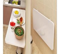 YCYHZC Table Murale Pliante, Établi Flottant Pliable, Bureau Mural Pliable Buanderie, Étagère Cuisine Rabattable Bois pour Petits Espaces(40x90cm/15.7x35.4in)