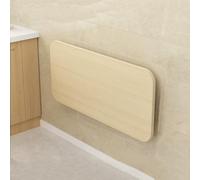 YCYHZC Table Pliante Buanderie, Table Murale Bois, Bureau Mural Flottant, Bureau Suspendu Robuste pour Appartement Chambre Cuisine Restaurant(Log,20x50cm)