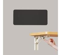 YCYHZC Table Pliante Murale, Table Pliante Buanderie, Table Flottante Montée Bois Bureau, Table Murale Chambre Coucher Cuisine Salle À Manger(Black,L 120CM)