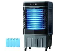 YCYRF Climatiseur Mobile sans Évacuation, Rafraichisseur d'air, Réservoir de 40 L, Oscillation à 120°, 4 Packs de Glace, Minuterie de 12 H, Télécommande, 3 Modes et 3 Vitesses(80cm/31in)