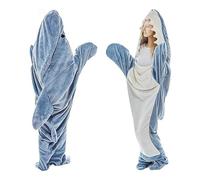 YCYUYK Couverture Requin à Enfiler pour Adulte - Flanelle - Queue de Requin - Couchage - Costume pour Déguisements, Color-A., 67in*27.5in/170*70cm