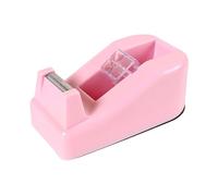 YD-012-2 Dévidoir de ruban adhésif de bureau lesté rose pour ruban adhésif standard, joli distributeur de ruban adhésif pour femme, maison, école ou bureau