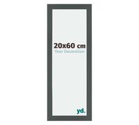 yd. Cadre Photo 20x60 cm Anthracite - Cadre en MDF Mura