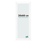 yd. Cadre Photo 20x60 cm Blanc Mat - Cadre en MDF Pisa