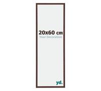 yd. Cadre Photo 20x60 cm Brun - Cadre en Plastique Annecy